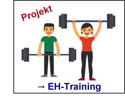 Trainer als Symbol für das Lernprogramm-Projekt